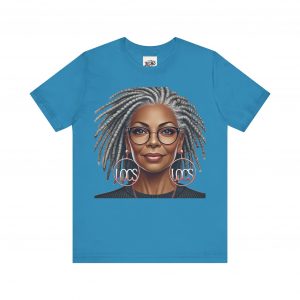 Empowering Woman with Locs T-Shirt - Black Girl Art Tee, Afrocentric Fashion