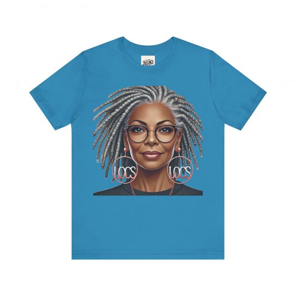 Empowering Woman with Locs T-Shirt - Black Girl Art Tee, Afrocentric Fashion