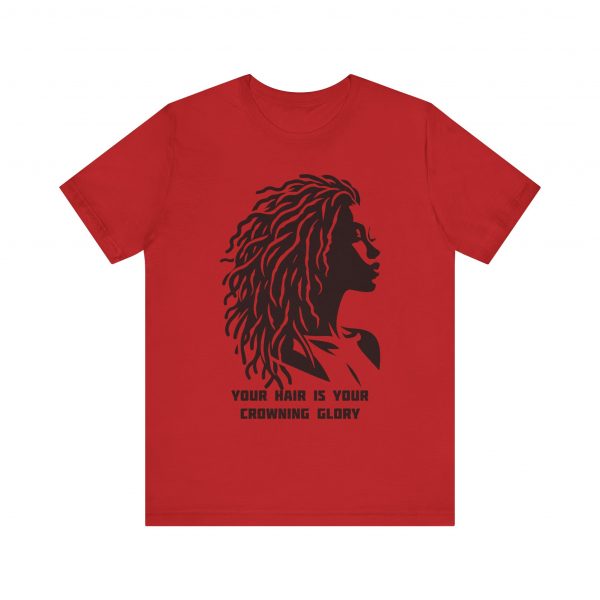 Your Hair is Your Crowning Glory T-Shirt - Locs Silhouette Design - Image 65