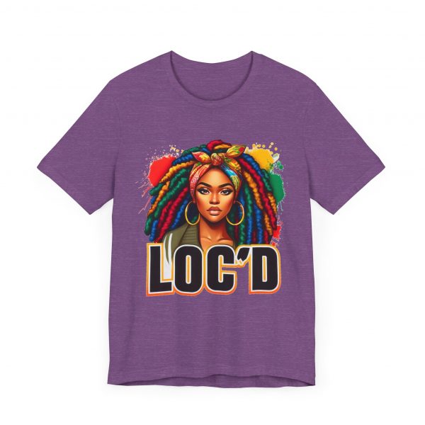 Colorful Loc'd girl splash T-Shirt - Image 43