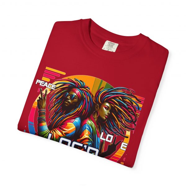 Peace Love Loc'd: Retro-Inspired Unisex Tee Celebrating Unity & Style - Image 11