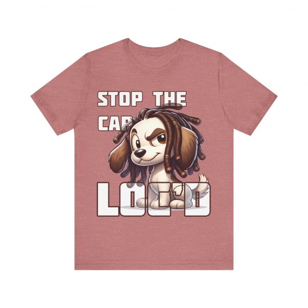 Stop the Cap Dreadlock Dog Graphic Tee - Unisex Humor and Style - Image 61
