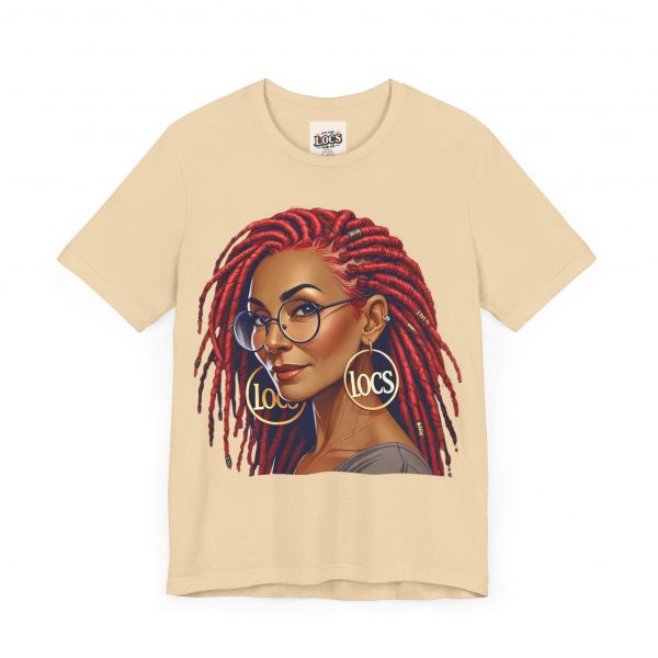 Empowering Woman with Locs White T-Shirt - Black Girl Art Tee, Afrocentric Fashion - Image 19