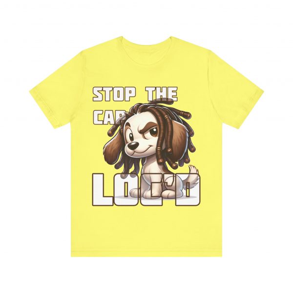 Stop the Cap Dreadlock Dog Graphic Tee - Unisex Humor and Style - Image 53