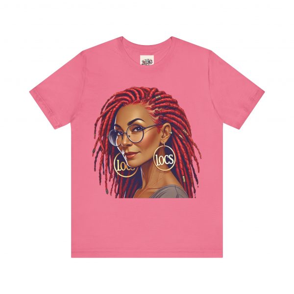 Empowering Woman with Locs White T-Shirt - Black Girl Art Tee, Afrocentric Fashion - Image 57