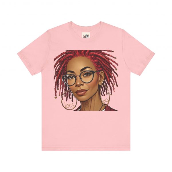 Empowering Woman with Locs White T-Shirt - Black Girl Art Tee, Afrocentric Fashion - Image 41