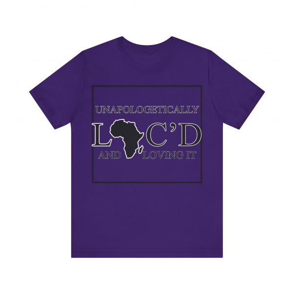 Empowering Unapologetically Loc-d Tee - Diverse Color Options - Celebratory Afrocentric Loc Pride T-Shirt - Image 33