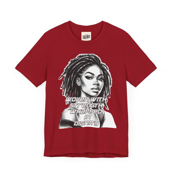 Dignity & Strength Locs Tee - Emblem of Empowerment - Image 11