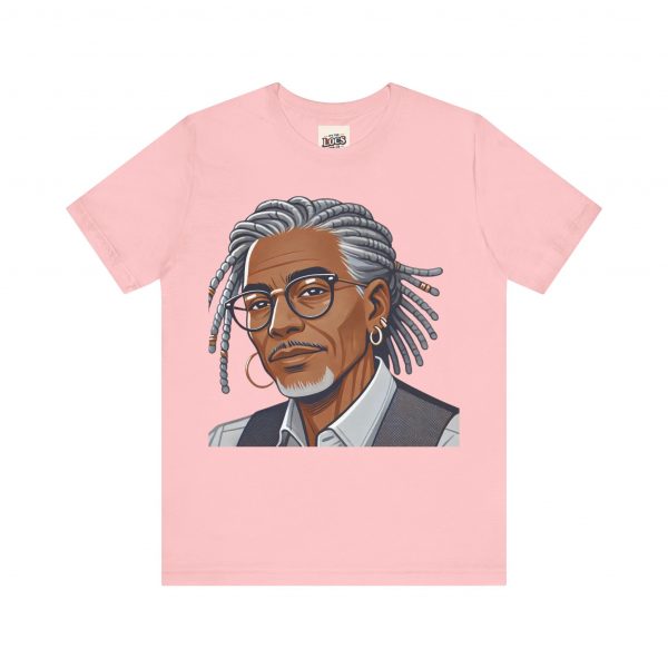 Stylish Elder with Locs T-Shirt - Image 41