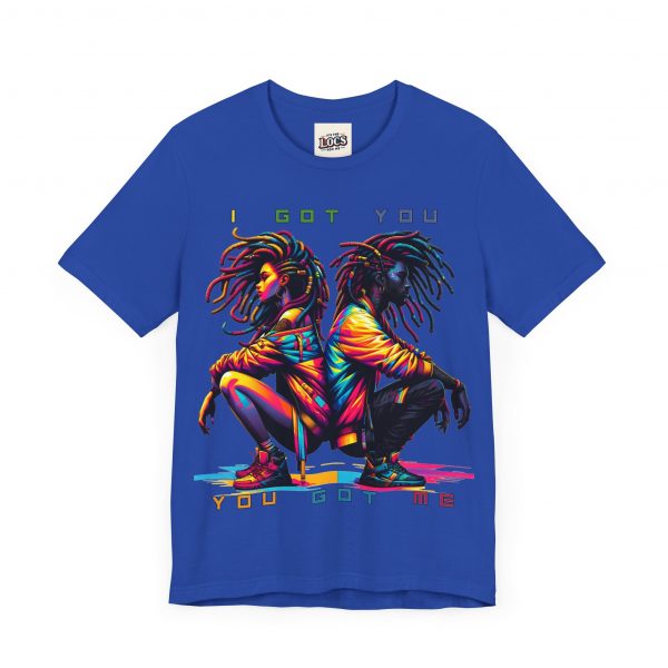 Vibrant Unity Locs T-Shirt – "I Got You, You Got Me" - Image 55