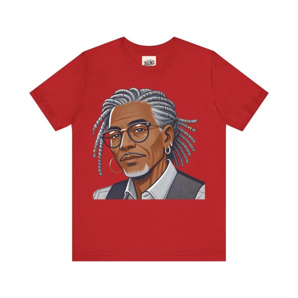 Stylish Elder with Locs T-Shirt - Image 45