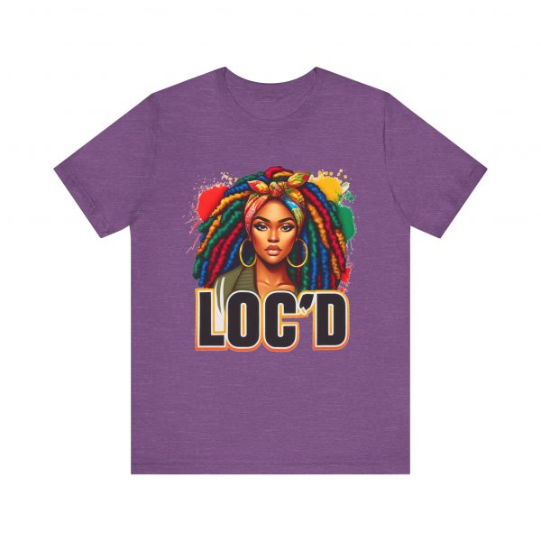 Colorful Loc'd girl splash T-Shirt - Image 41