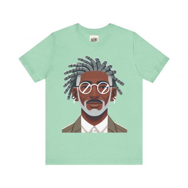 Stylish Elder with Locs T-Shirt - Image 25