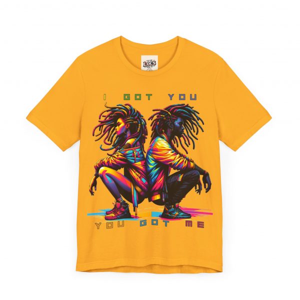 Vibrant Unity Locs T-Shirt – "I Got You, You Got Me" - Image 23
