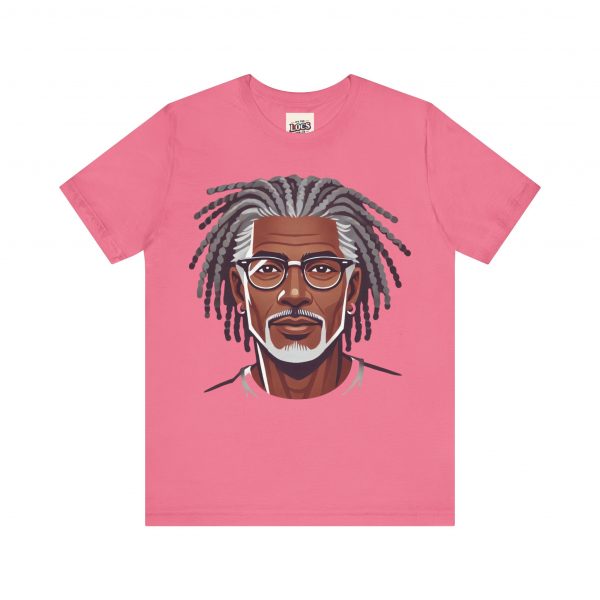 Stylish Elder with Locs T-Shirt - Image 69