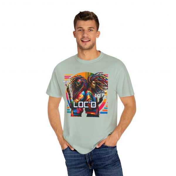 Peace Love Loc'd: Retro-Inspired Unisex Tee Celebrating Unity & Style - Image 24