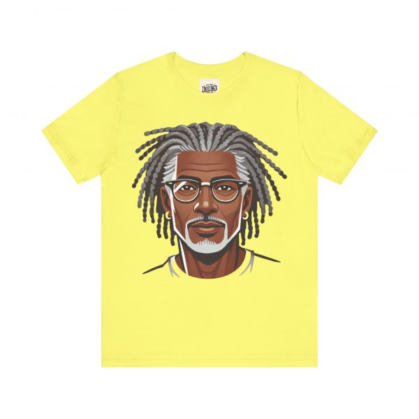 Stylish Elder with Locs T-Shirt - Image 61