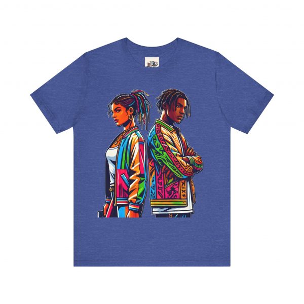 Vibrant Duo Locs T-Shirt – Bold and Beautiful - Image 29
