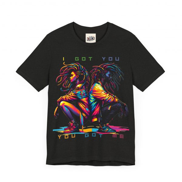 Vibrant Unity Locs T-Shirt – "I Got You, You Got Me" - Image 67
