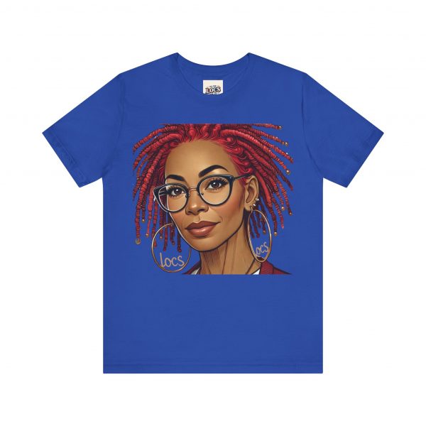 Empowering Woman with Locs White T-Shirt - Black Girl Art Tee, Afrocentric Fashion - Image 53