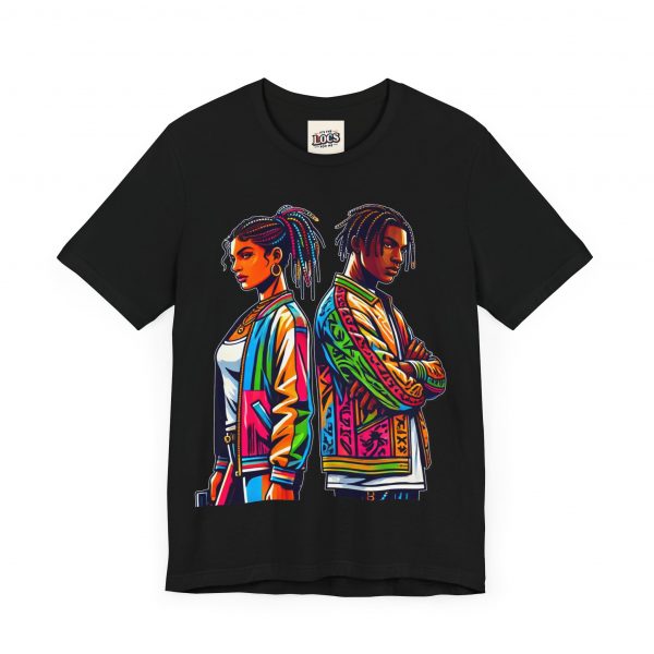 Vibrant Duo Locs T-Shirt – Bold and Beautiful - Image 15