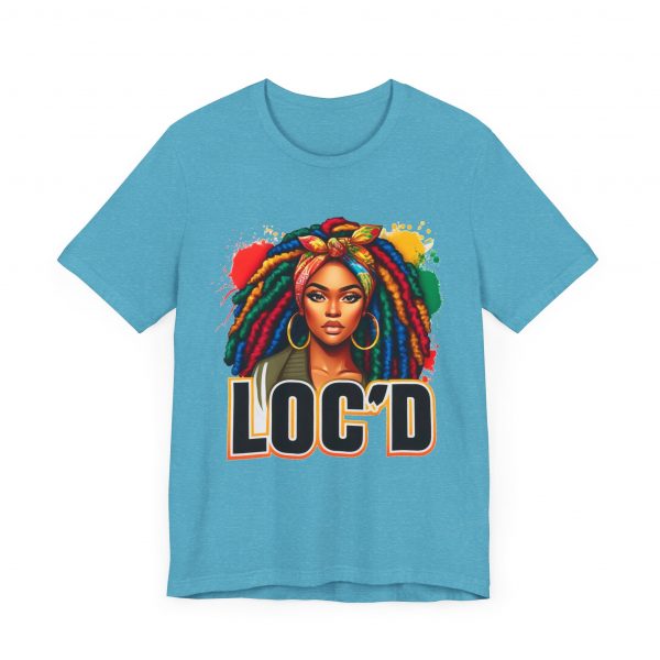 Colorful Loc'd girl splash T-Shirt - Image 39