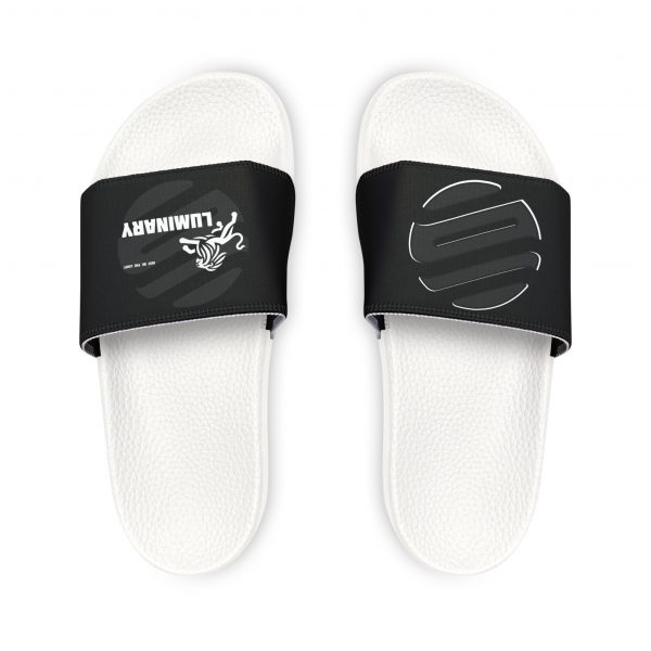 Luminary Black Slide Sandals with Lion Graphic - Stylish and Comfortable Footwear - Perfect for Casual Wear - Unisex Slides for Men and Women - Image 5