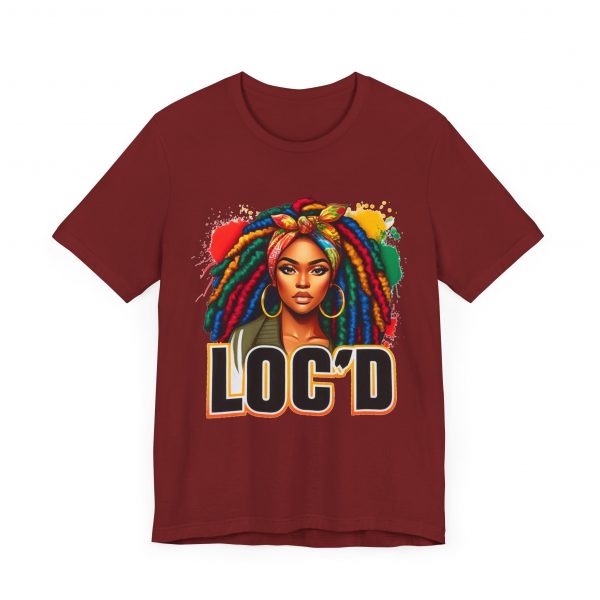 Colorful Loc'd girl splash T-Shirt - Image 47