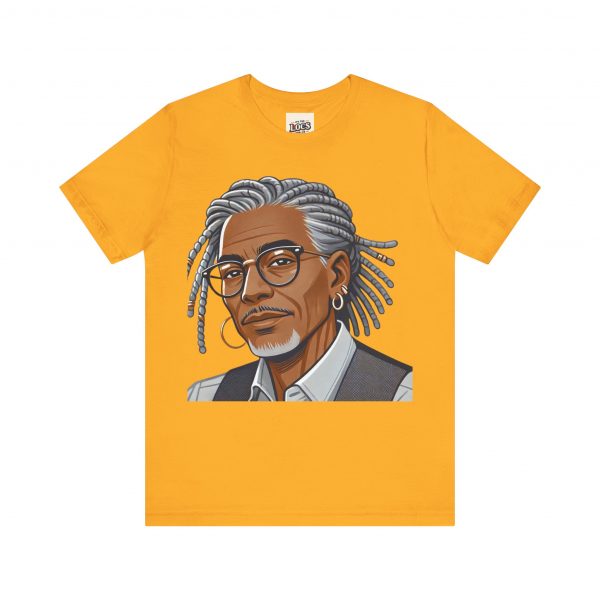 Stylish Elder with Locs T-Shirt - Image 21