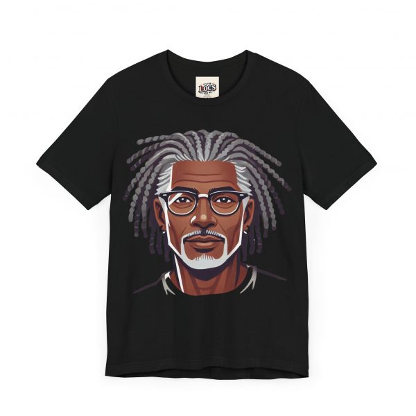 Stylish Elder with Locs T-Shirt - Image 19