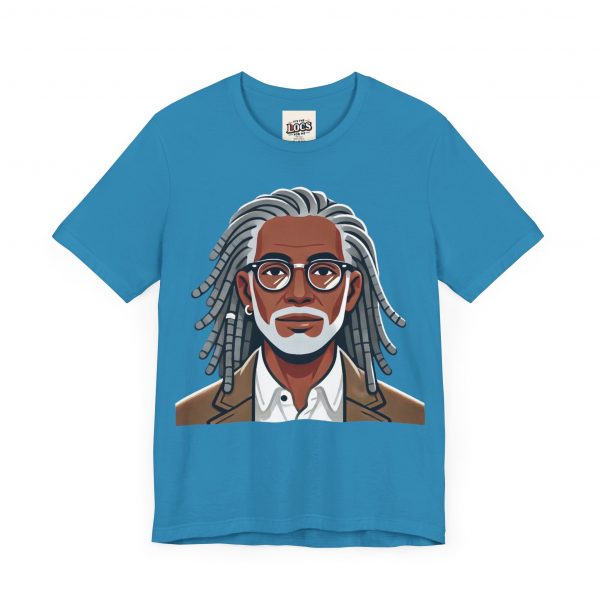 Stylish Elder with Locs T-Shirt - Image 3