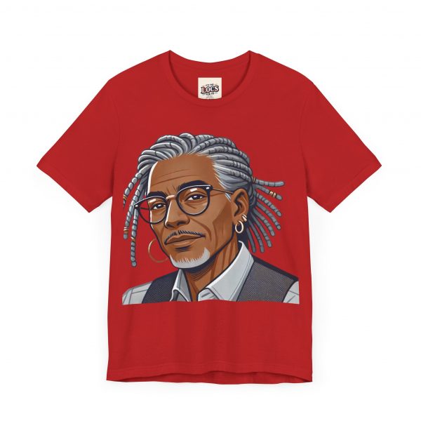 Stylish Elder with Locs T-Shirt - Image 47
