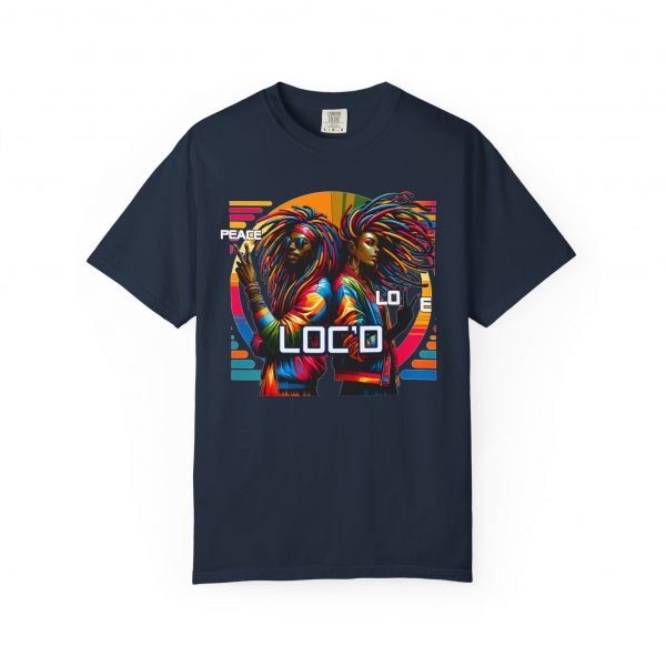 Peace Love Loc'd: Retro-Inspired Unisex Tee Celebrating Unity & Style - Image 5