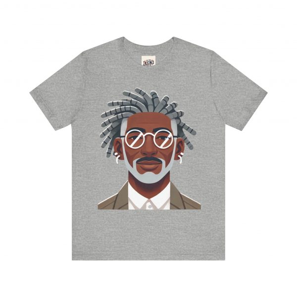 Stylish Elder with Locs T-Shirt - Image 9