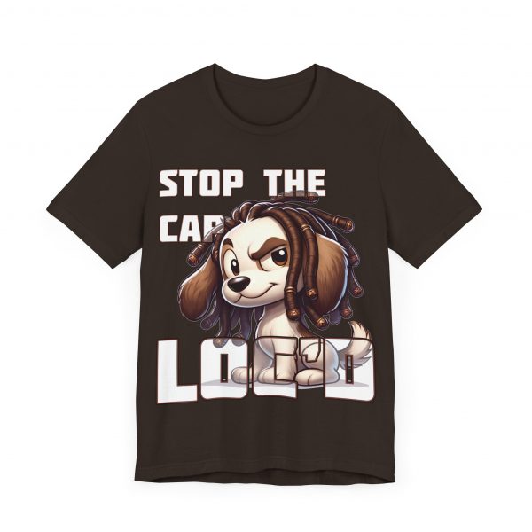 Stop the Cap Dreadlock Dog Graphic Tee - Unisex Humor and Style - Image 59