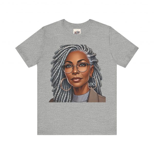 Empowering Woman with Locs T-Shirt - Black Girl Art Tee, Afrocentric Fashion - Image 9