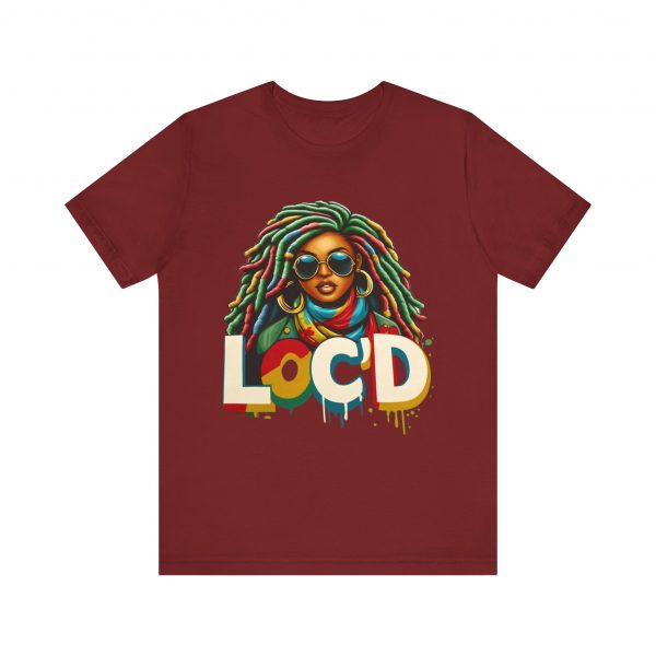 Colorful Loc'd girl T-Shirt - Image 45