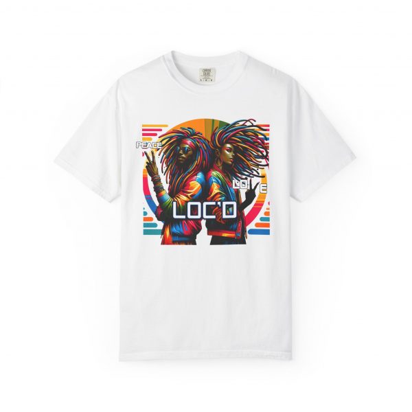 Peace Love Loc'd: Retro-Inspired Unisex Tee Celebrating Unity & Style - Image 13