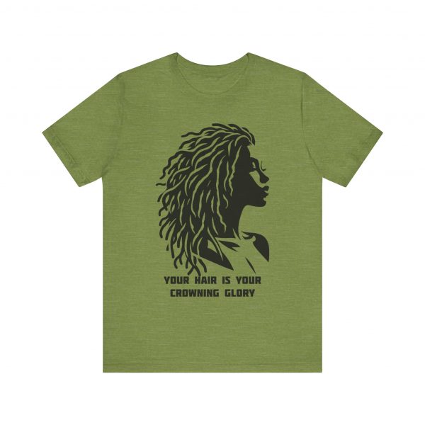 Your Hair is Your Crowning Glory T-Shirt - Locs Silhouette Design - Image 33