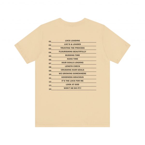 Copy of Stylish "It's the LOCS for Me" T-Shirt with Colorful Leopard Print and Hair Length Levels on Back - Image 22