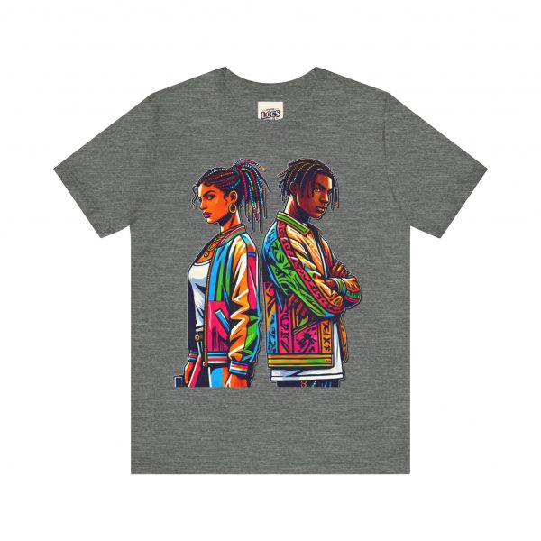 Vibrant Duo Locs T-Shirt – Bold and Beautiful - Image 17
