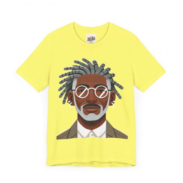 Stylish Elder with Locs T-Shirt - Image 63
