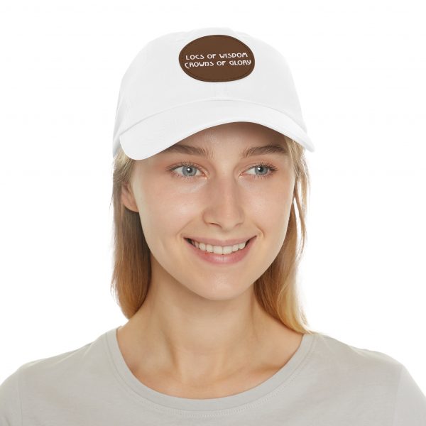 Pink Cap with Round Patch | Locs of Wisdom | Crowns of Glory | Inspirational Design - Image 12