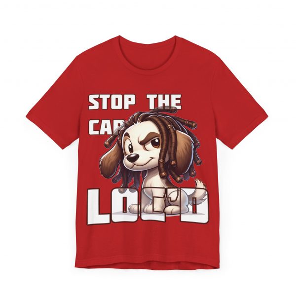 Stop the Cap Dreadlock Dog Graphic Tee - Unisex Humor and Style - Image 39