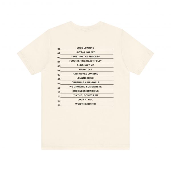 Copy of Stylish "It's the LOCS for Me" T-Shirt with Colorful Leopard Print and Hair Length Levels on Back - Image 18