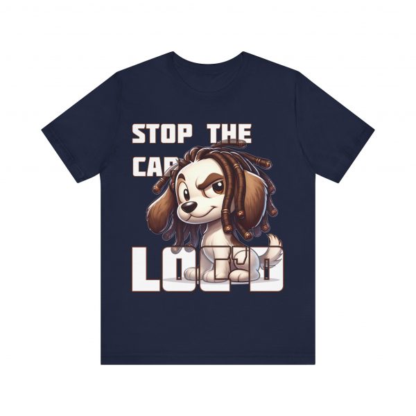 Stop the Cap Dreadlock Dog Graphic Tee - Unisex Humor and Style - Image 29