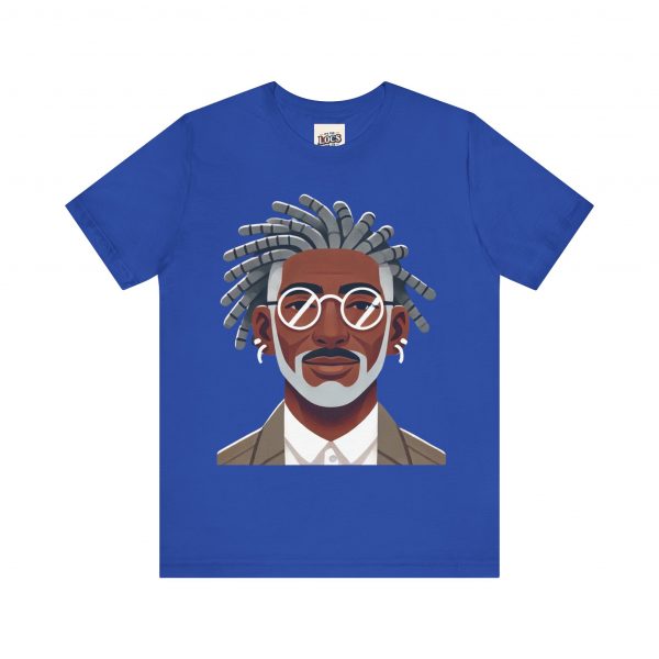 Stylish Elder with Locs T-Shirt - Image 53