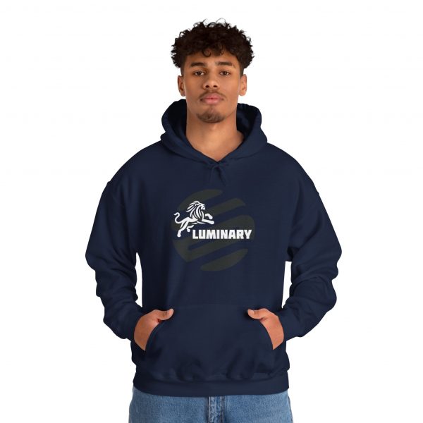 Black Luminary Hoodie for Men - Stylish Lion Graphic Pullover - Comfortable and Warm Streetwear - Perfect Gift for Fashion-Forward Men - Image 10