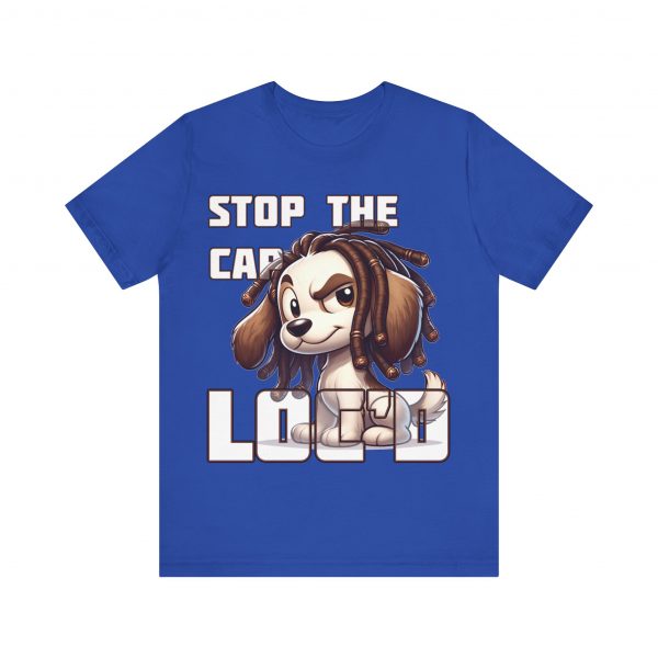 Stop the Cap Dreadlock Dog Graphic Tee - Unisex Humor and Style - Image 45