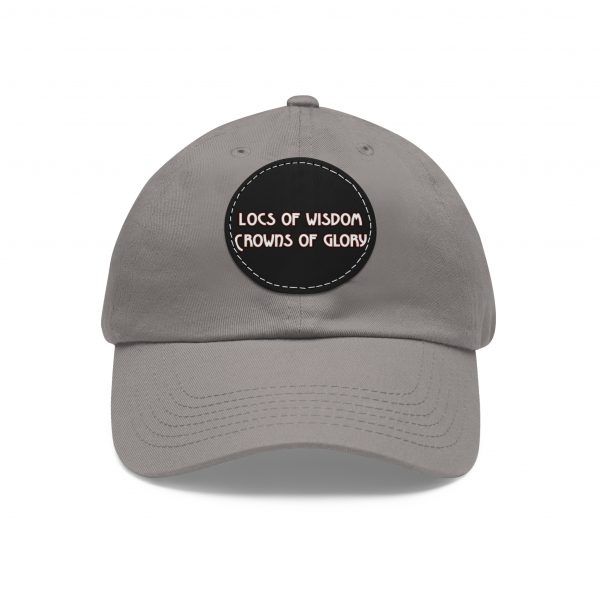 Pink Cap with Round Patch | Locs of Wisdom | Crowns of Glory | Inspirational Design - Image 81